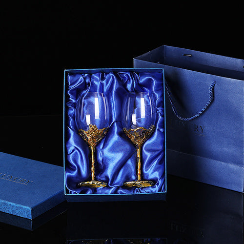 Elevate Your Wine Experience with the Crystal Red Wine Glass Set